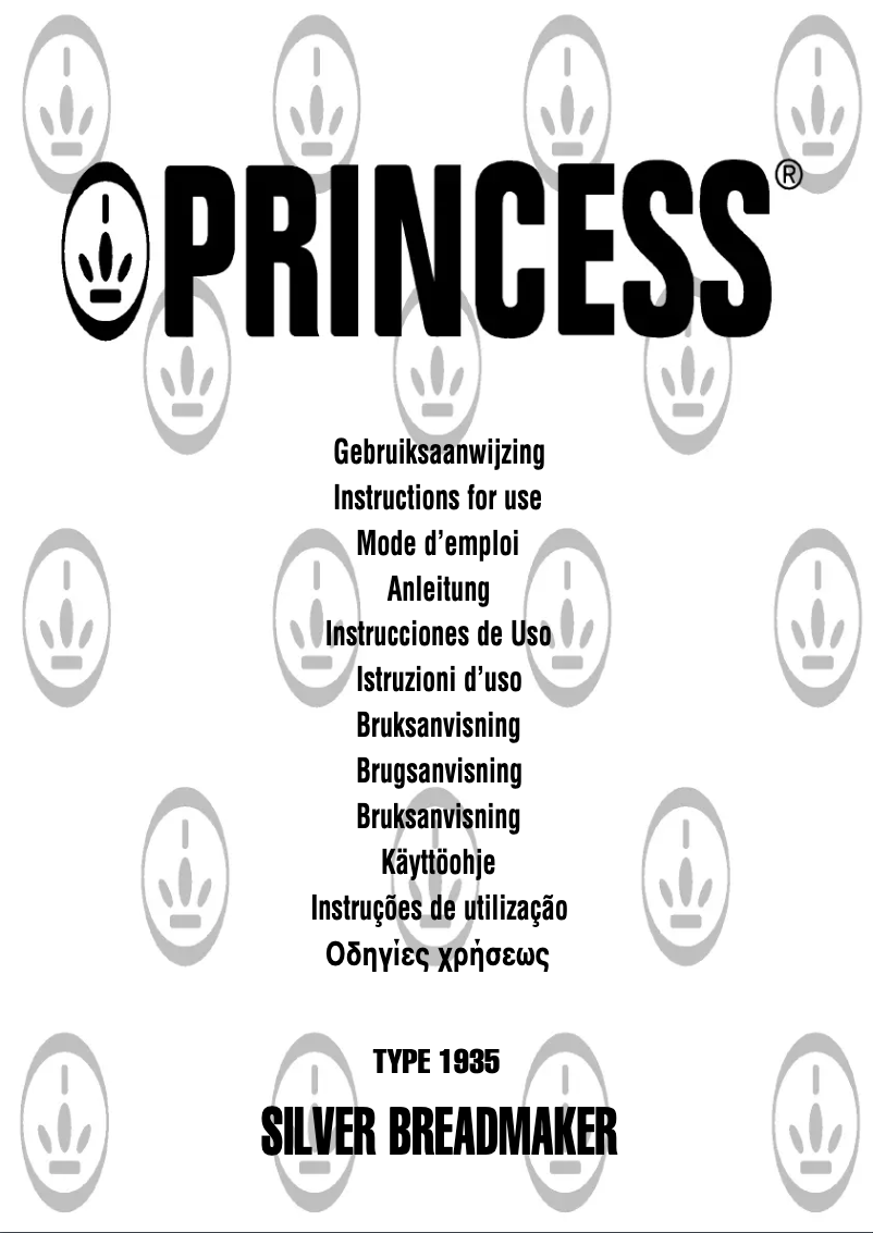 Imagen de la primera página del manual del dispositivo 1935