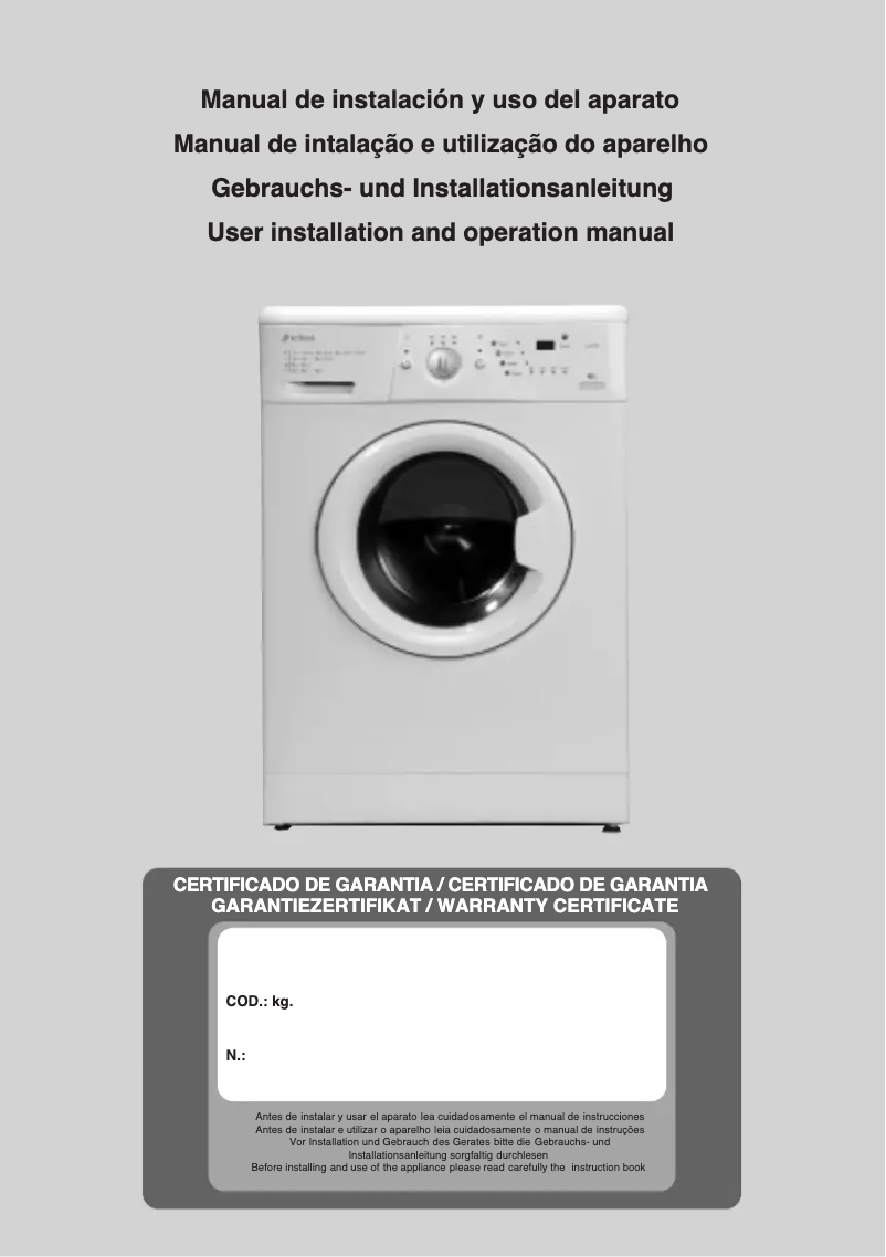 Página nº 1 - Manual de usuario Edesa L-2086X