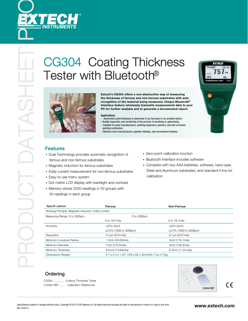 Imagen de la primera página del manual del dispositivo CG304