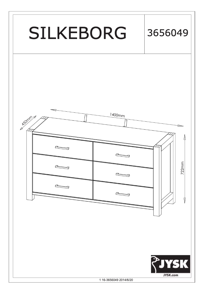 Imagen de la primera página del manual del dispositivo Silkeborg (140x73x45)