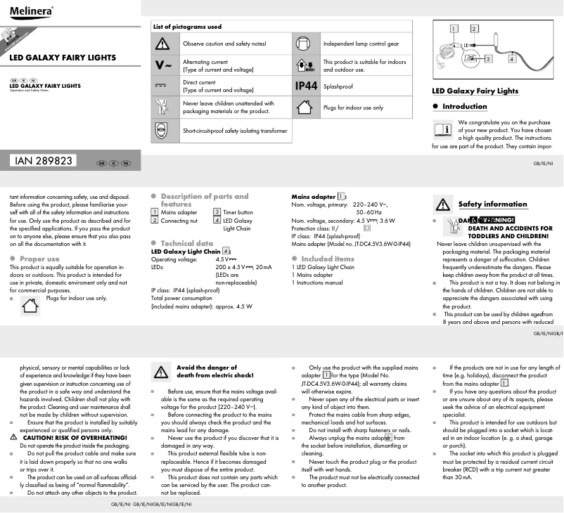 Imagen de la primera página del manual del dispositivo HG02458-BS