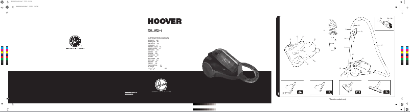 Página 1 del manual Manual de usuario Hoover Rush TCR4238 011