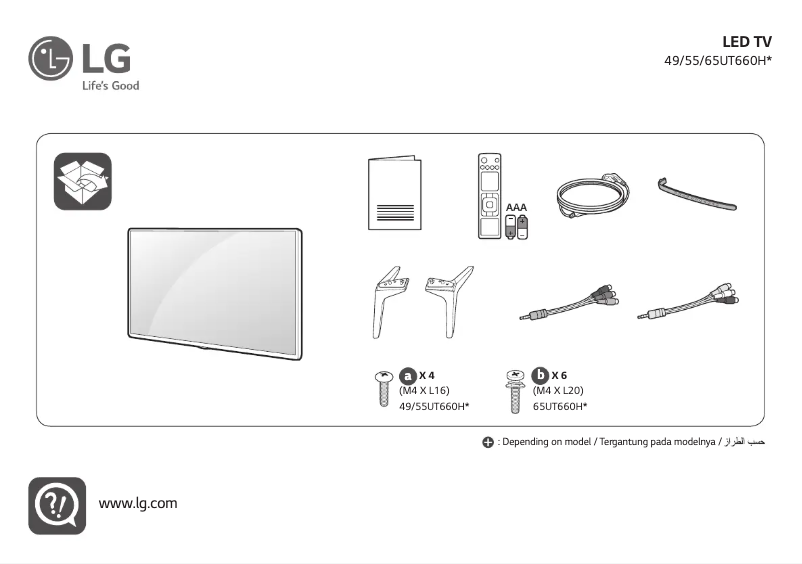 Página nº 1 - Manual de usuario LG 49UT660H0TA