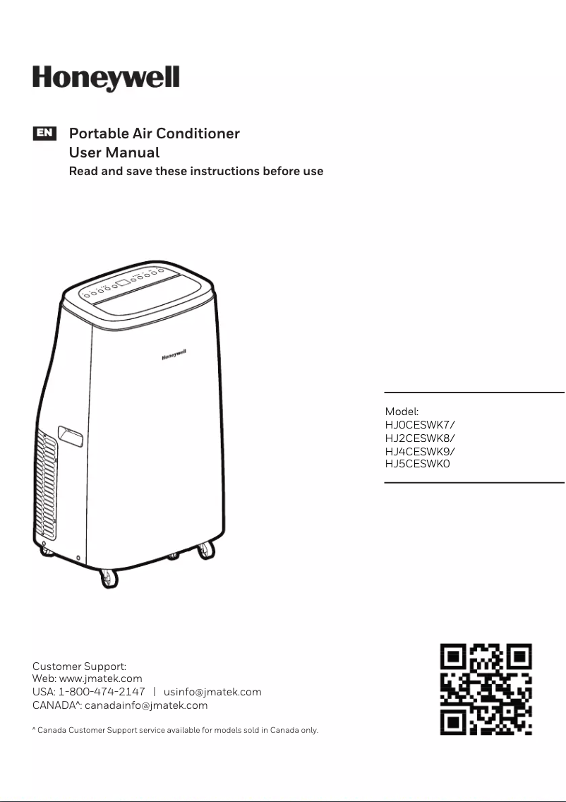 Imagen de la primera página del manual del dispositivo HJ4CESWK9