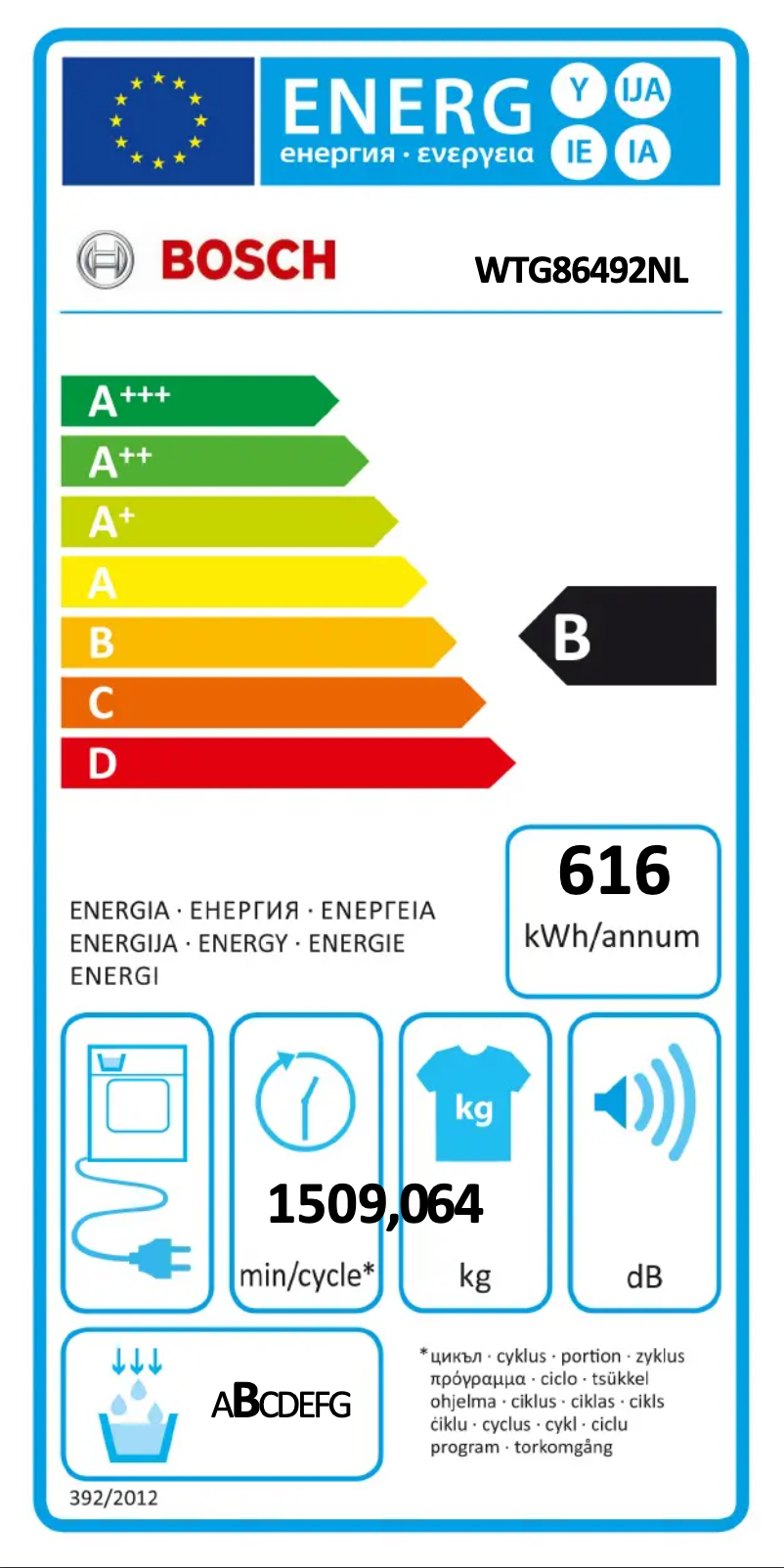 Imagen de la primera página del manual del dispositivo WTG86492NL