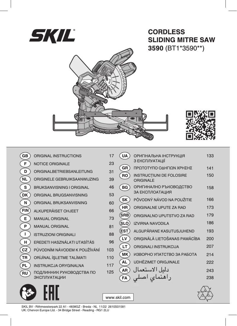Página 1 del manual Manual de usuario Skil 3590 CA