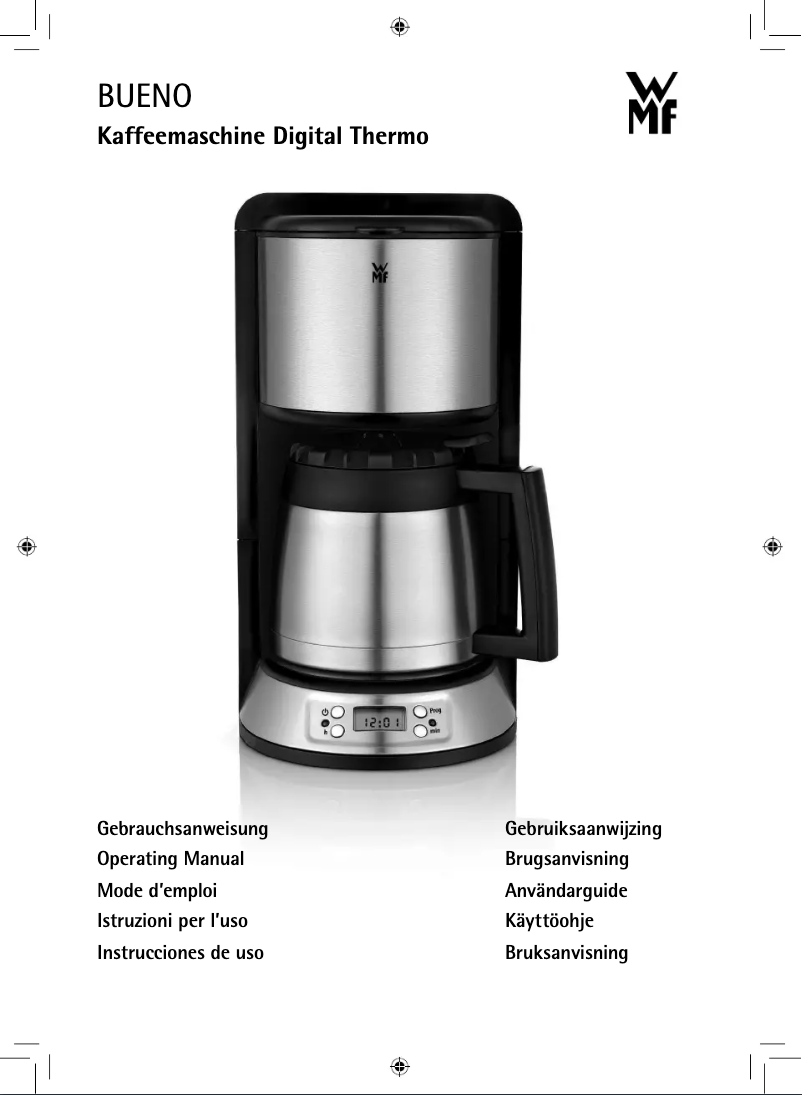 Página 1 del manual Manual de usuario WMF Thermo Bueno Digitaal