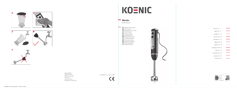 Página 1 del manual Manual de usuario Koenic KHB 3121
