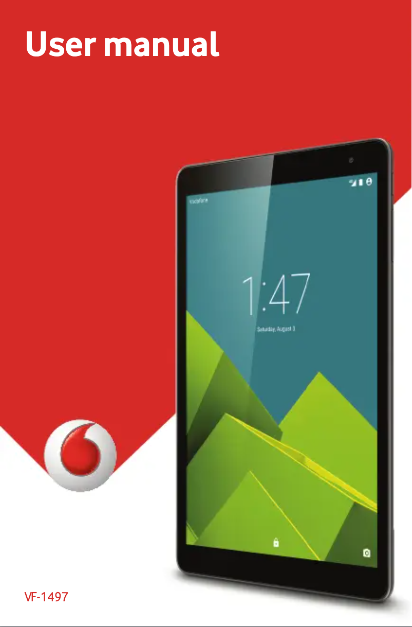 Página 1 del manual Manual de usuario Vodafone Tab Prime 6