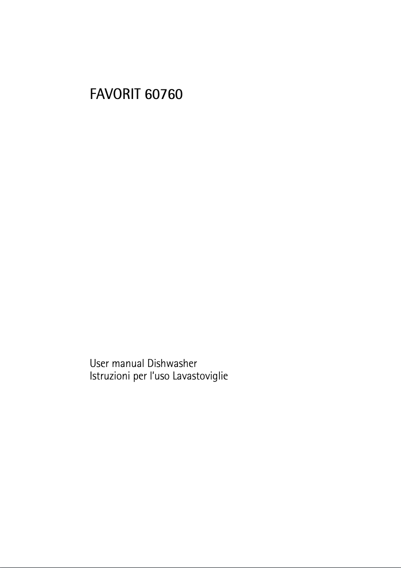 Imagen de la primera página del manual del dispositivo F 60760