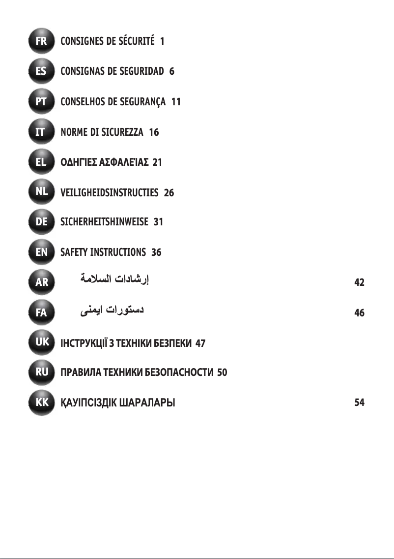 Imagen de la primera página del manual del dispositivo Masterchef QA810D01