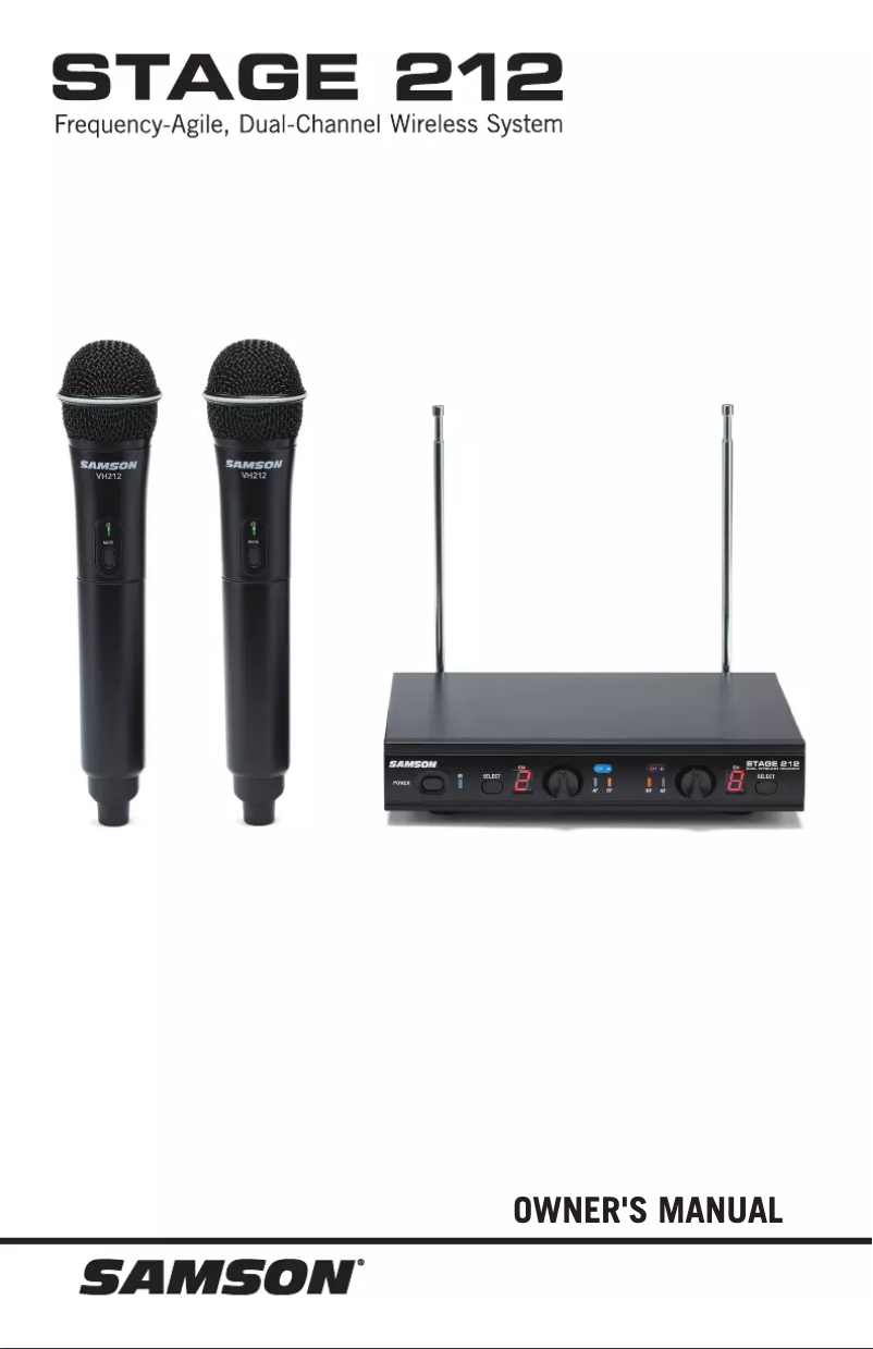 Página 1 del manual Manual de usuario Samson Stage 212