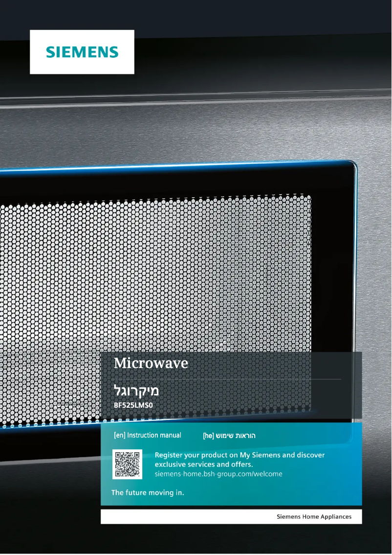 Página nº 1 - Manual de usuario Siemens BF525LMS0B