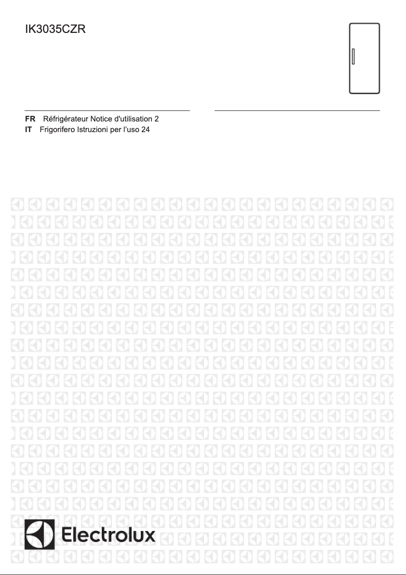 Página 1 del manual Manual de usuario Electrolux IK3035CZR