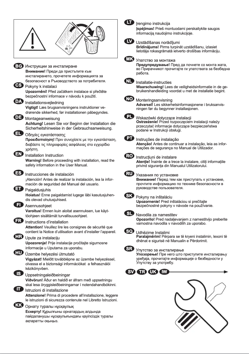 Imagen de la primera página del manual del dispositivo EW7F3H94