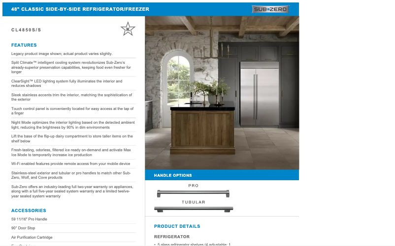 Imagen de la primera página del manual del dispositivo CL4850S/S