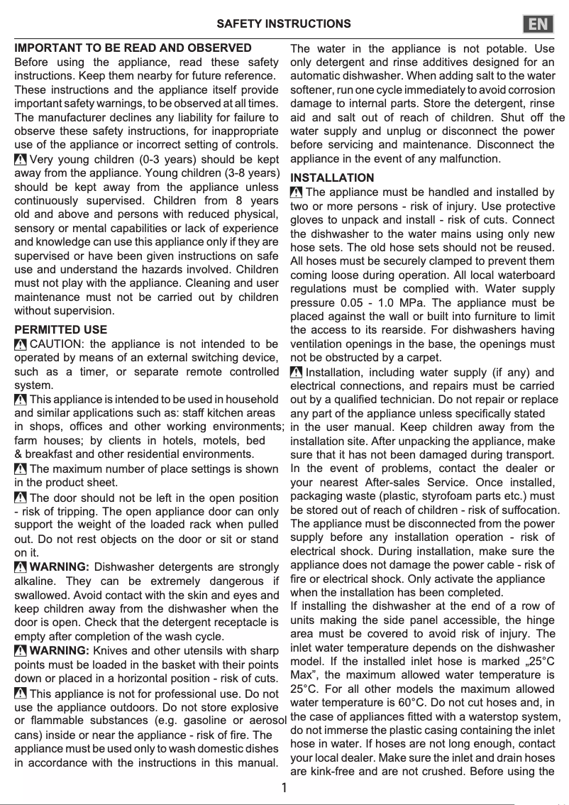 Imagen de la primera página del manual del dispositivo B8I HT58 TS