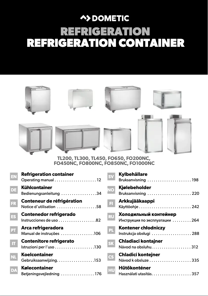 Imagen de la primera página del manual del dispositivo FO 850NC