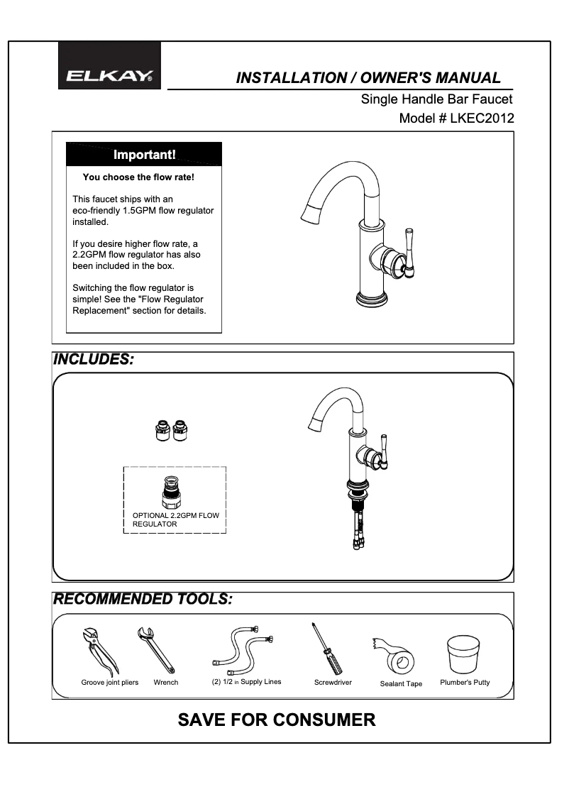 Imagen de la primera página del manual del dispositivo LKEC2037CR