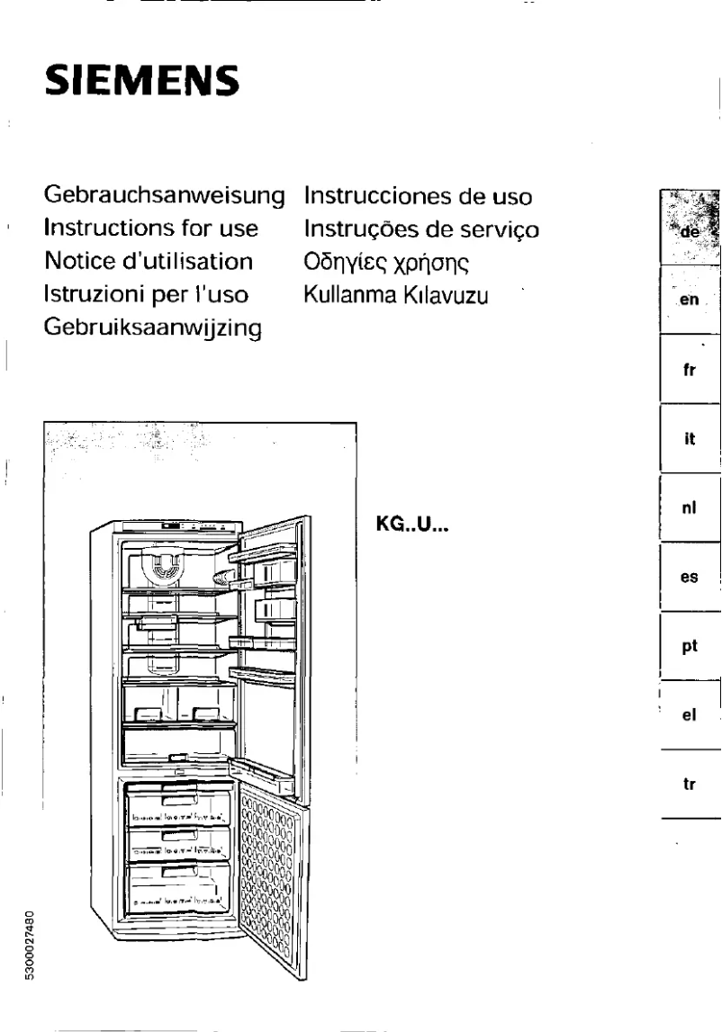 Imagen de la primera página del manual del dispositivo KG34U120IE