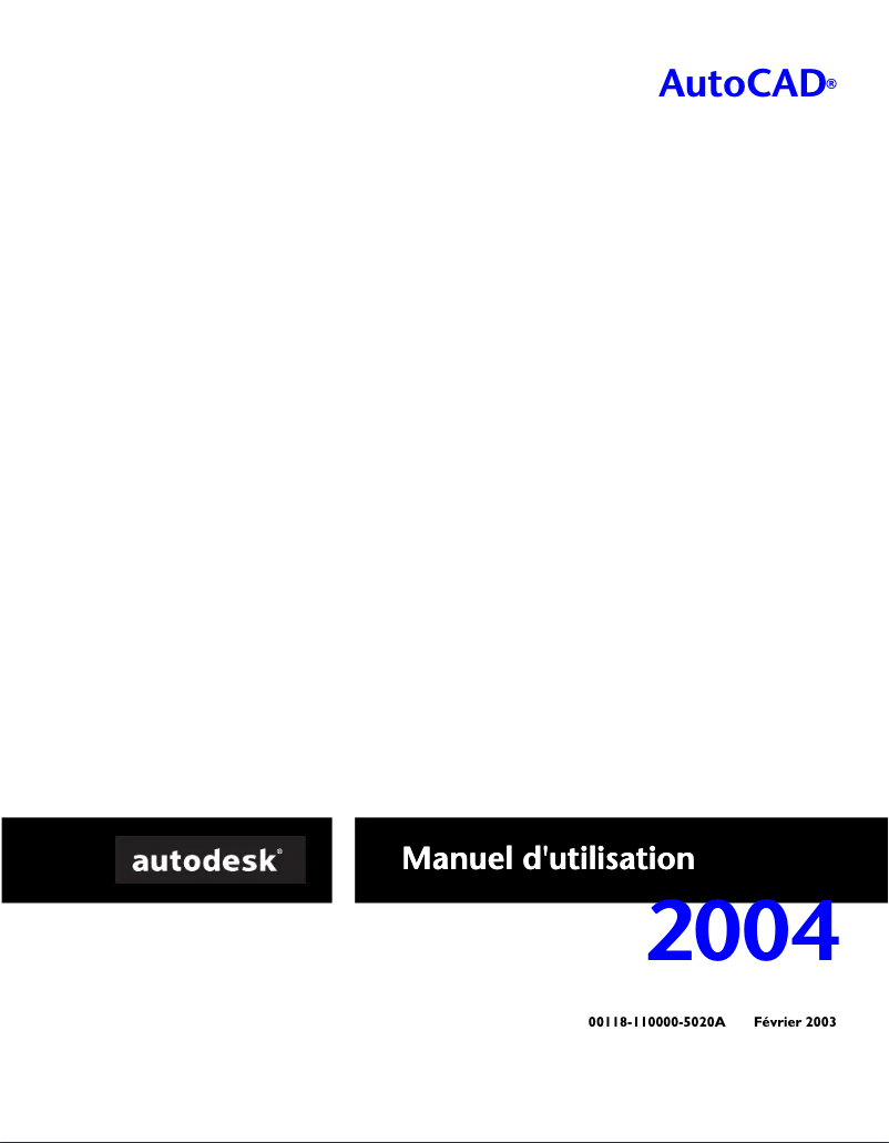 Imagen de la primera página del manual del dispositivo AutoCAD 2004