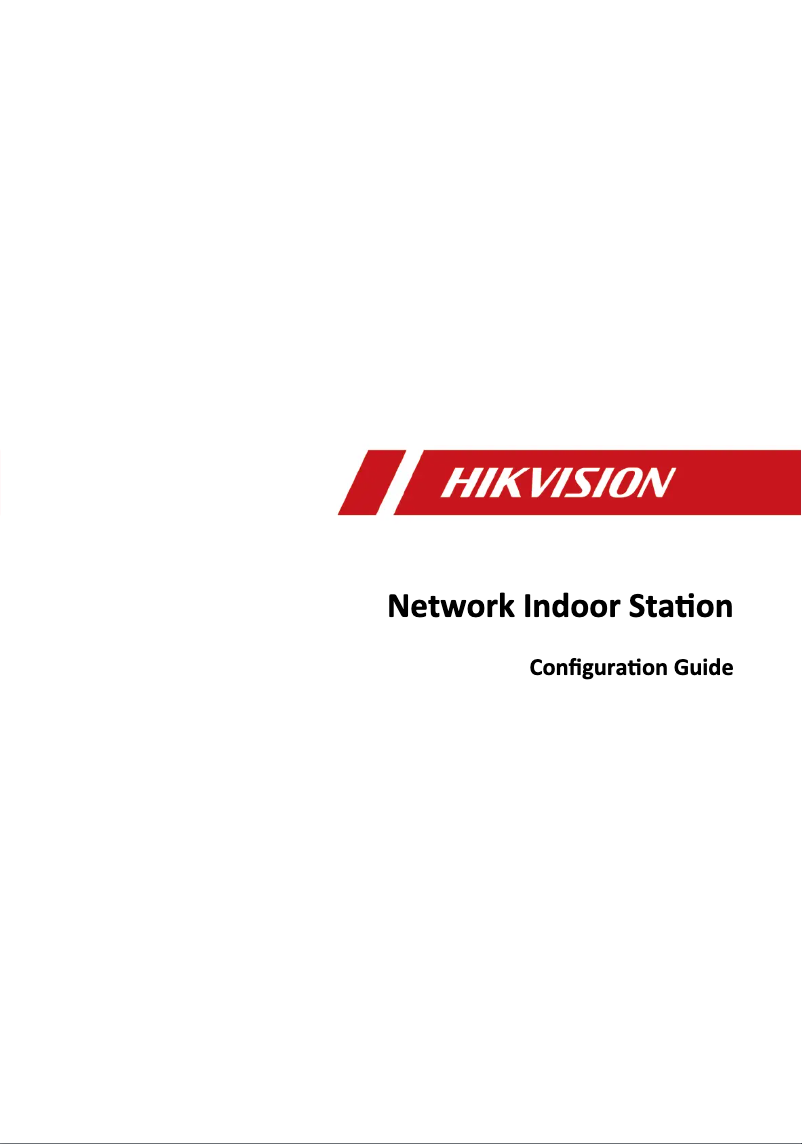 Página nº 1 - Manual de usuario Hikvision DS-KH6350-TE1