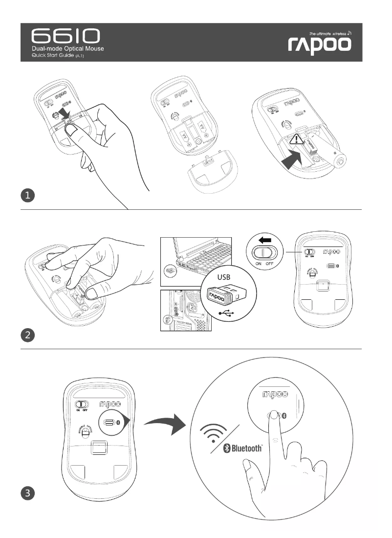 Imagen de la primera página del manual del dispositivo 6610