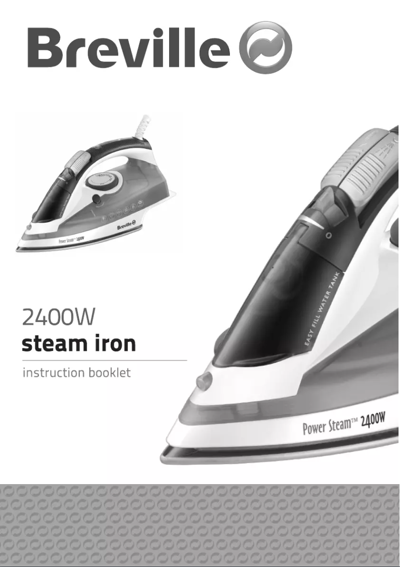 Página 1 del manual Manual de usuario Breville Power Steam VIN253