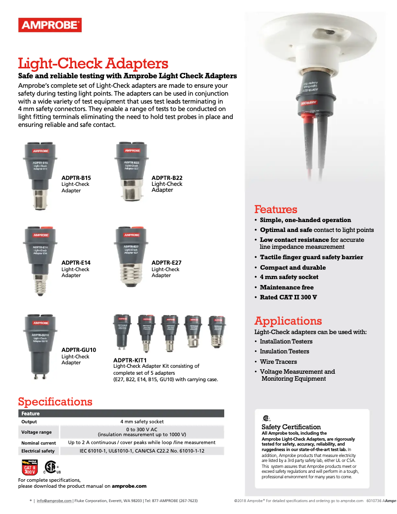 Imagen de la primera página del manual del dispositivo ADPTR-KIT1