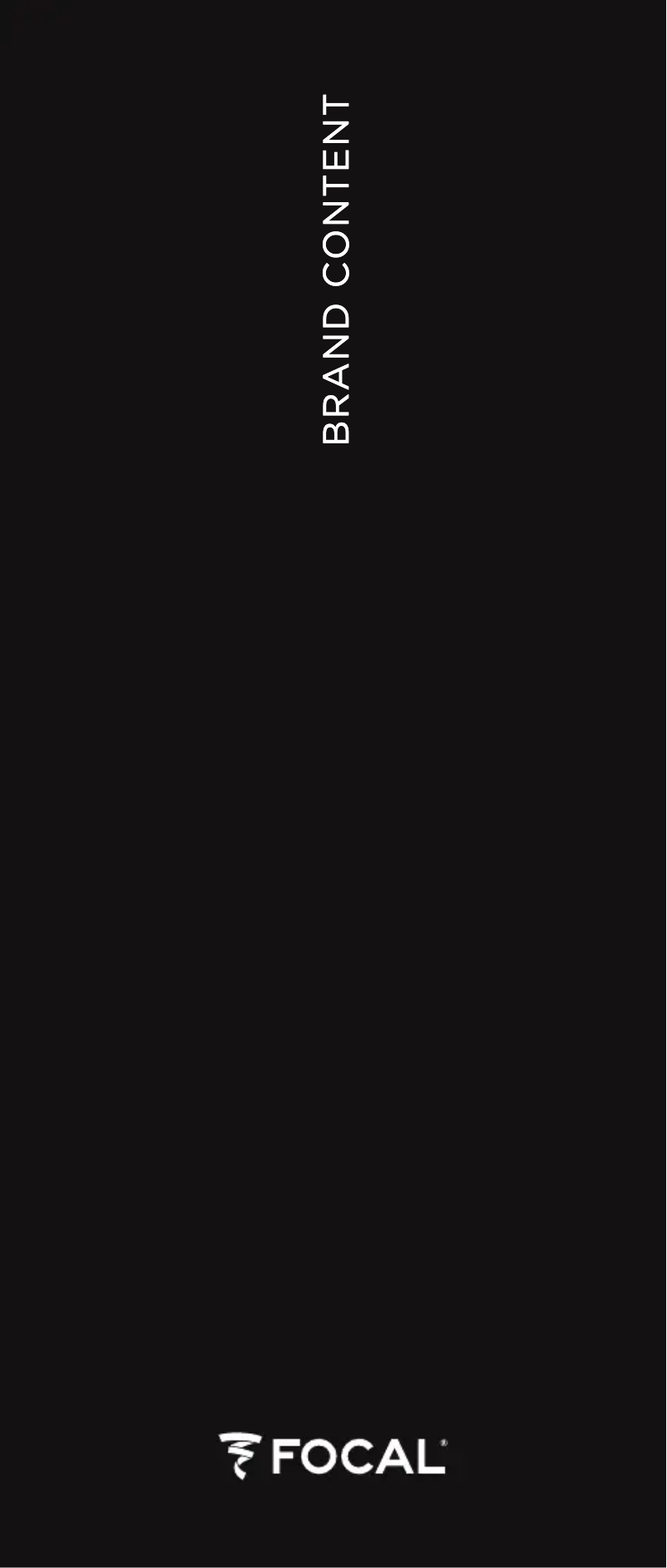 Página 1 del manual Folleto Focal 100 OD8