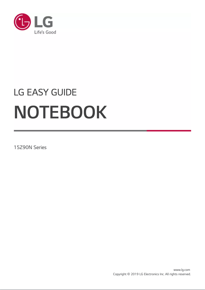 Página nº 1 - Manual de usuario LG 15Z90NRAAS9U1