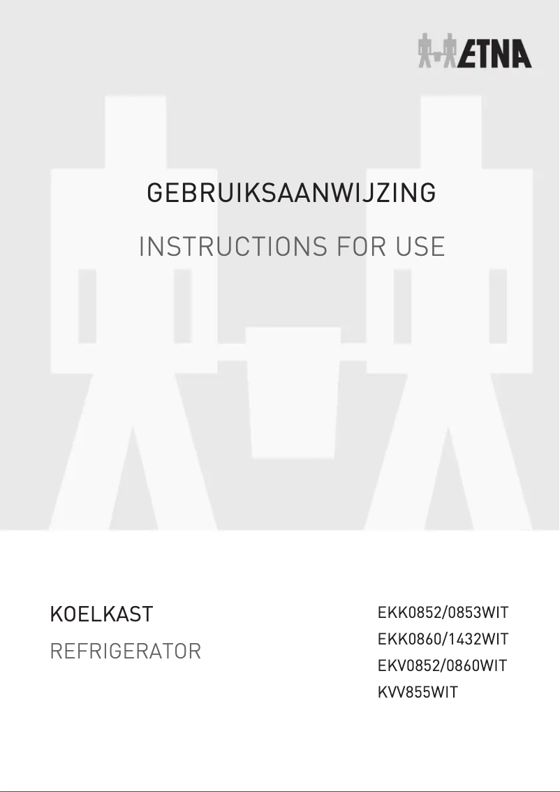 Página 1 del manual Manual de usuario Etna EKK0852WIT