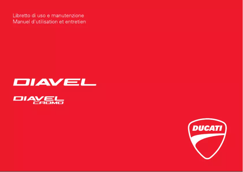 Página 1 del manual Manual de usuario Ducati Diavel AMG SE (2013)