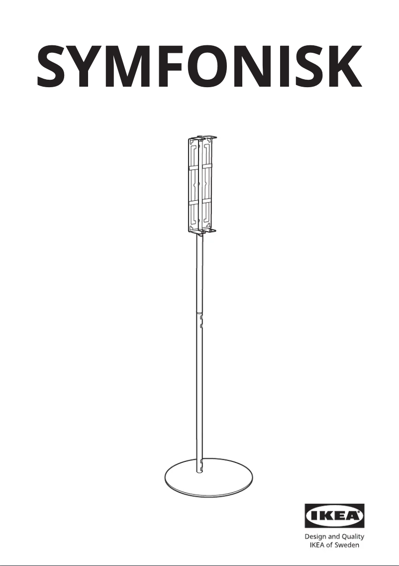 Imagen de la primera página del manual del dispositivo SYMFONISK 505.015.18