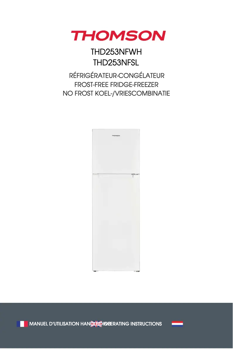 Imagen de la primera página del manual del dispositivo THD253NFWH
