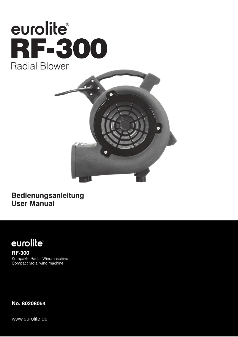 Imagen de la primera página del manual del dispositivo RF-300