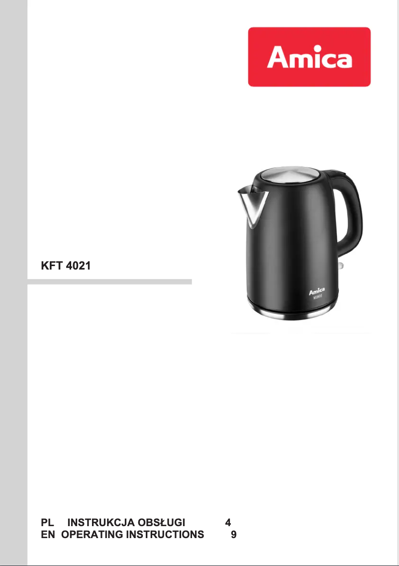 Imagen de la primera página del manual del dispositivo KFT 4021