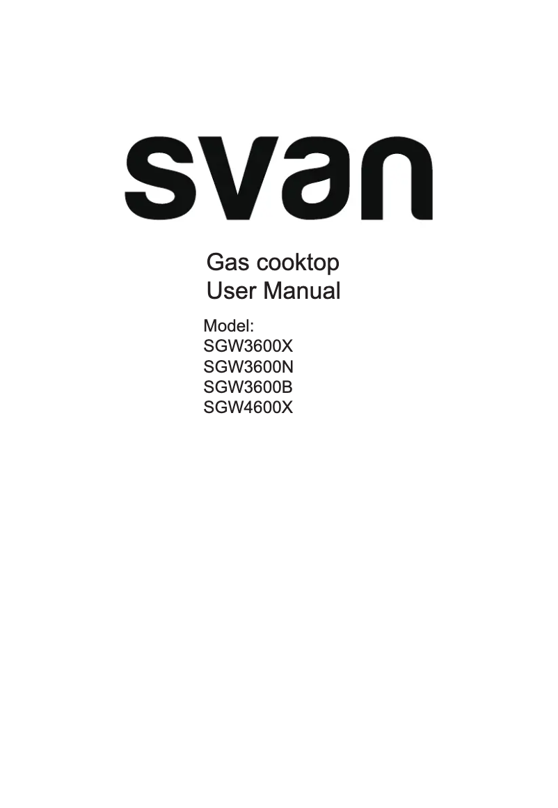 Página 1 del manual Manual de usuario SVAN SGW3600N