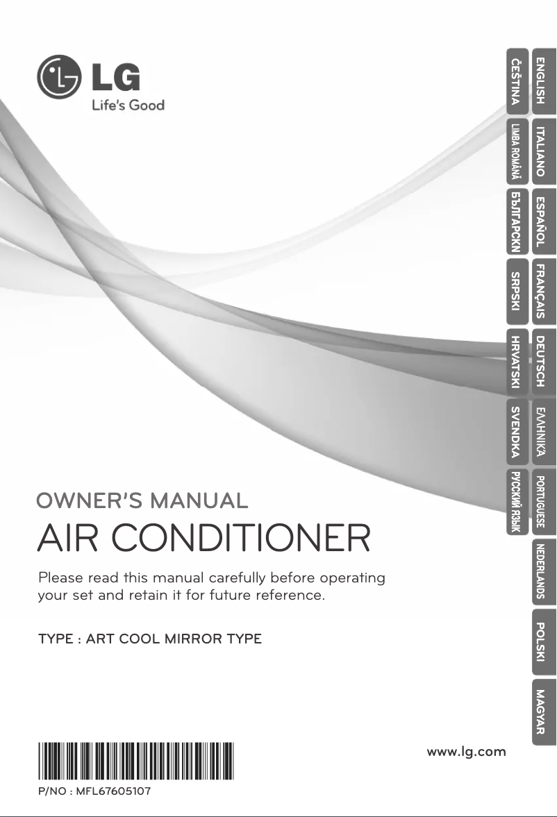 Imagen de la primera página del manual del dispositivo ARNU07GSEB2