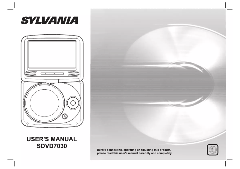 Imagen de la primera página del manual del dispositivo SDVD7030