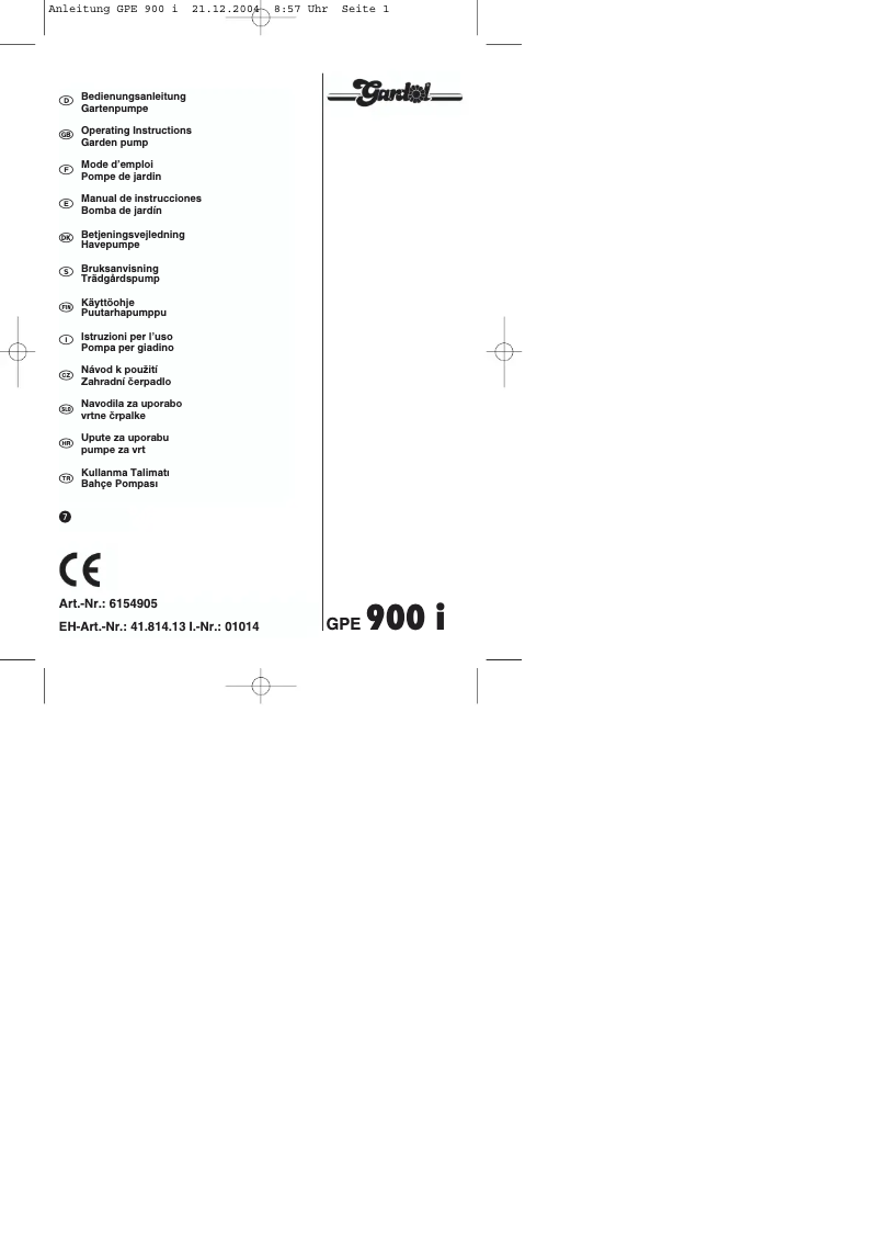 Página 1 del manual Manual de usuario Neptun NGP 90 i