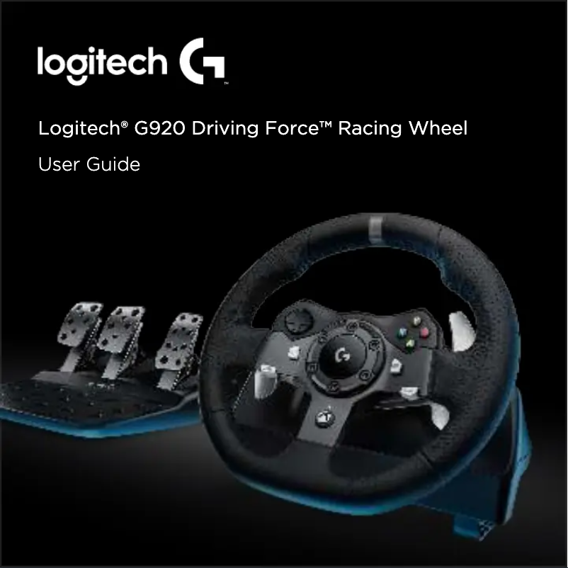 Página 1 del manual Manual de usuario Logitech G920 Driving Force