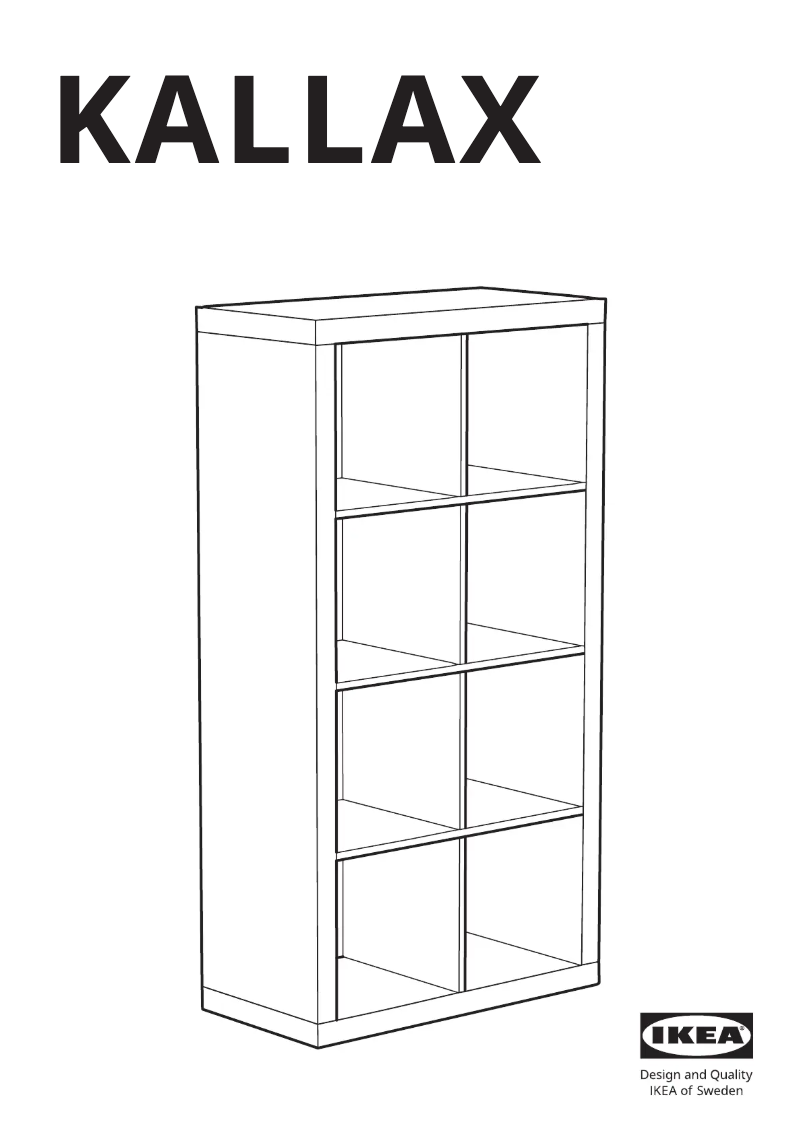 Imagen de la primera página del manual del dispositivo KALLAX 003.245.18