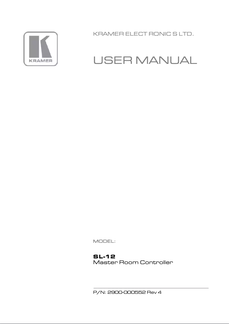 Imagen de la primera página del manual del dispositivo SL-12