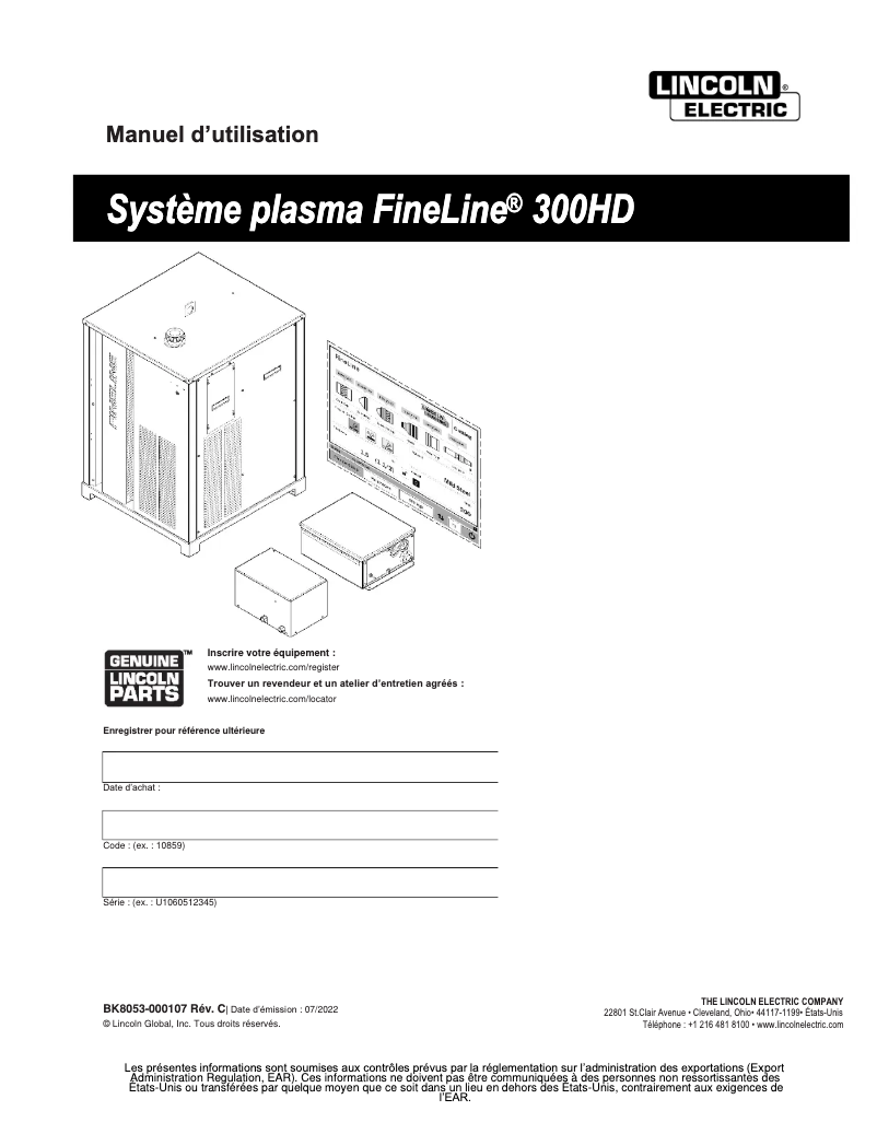 Página nº 1 - Manual de usuario Lincoln Electric Fineline Arc Start Console