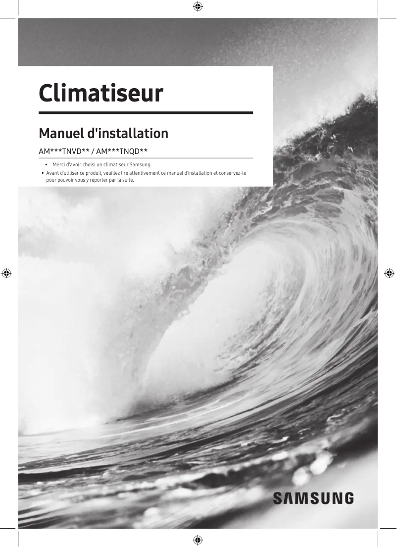 Página 1 del manual Guía de instalación Samsung AM036TNQDKH