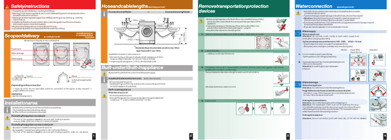 Imagen de la primera página del manual del dispositivo WAE2446BUK