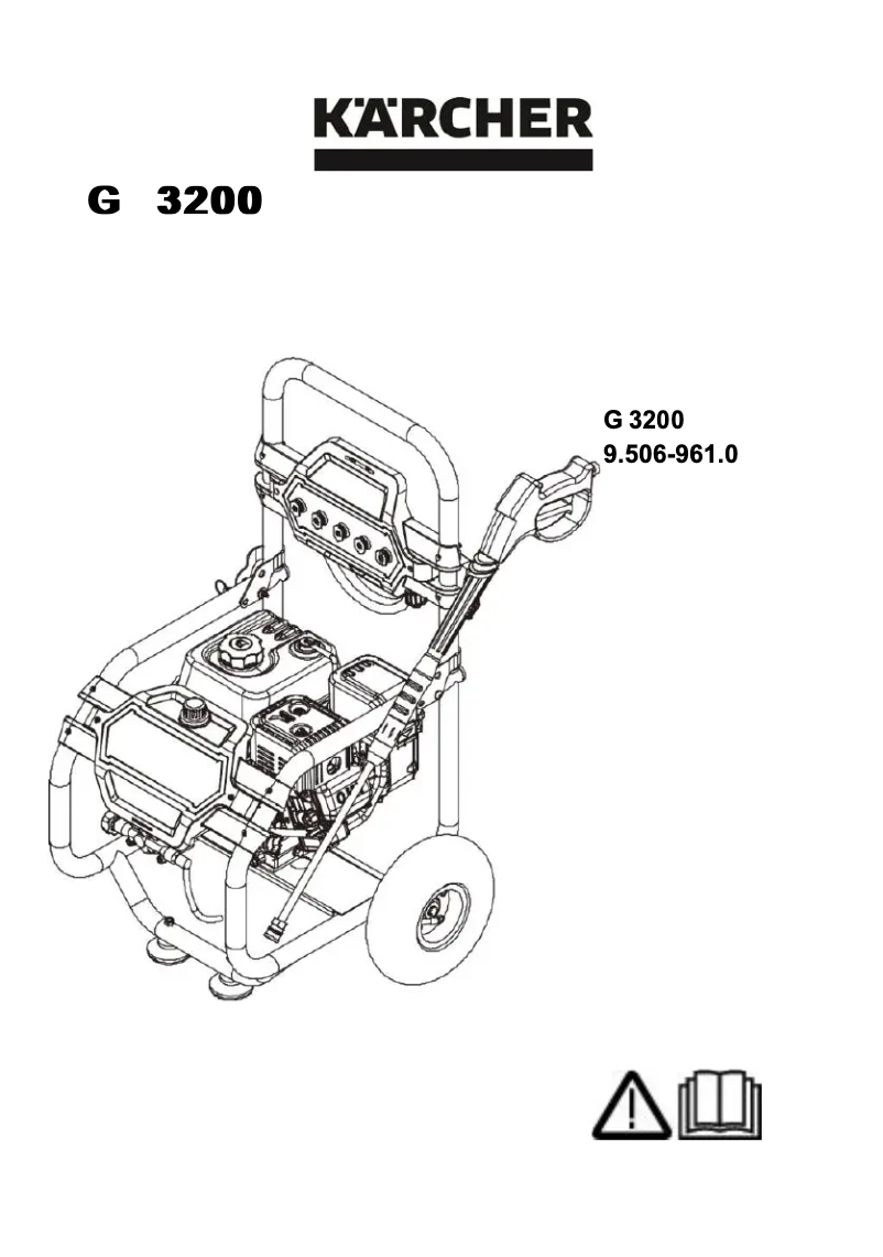 Página 1 del manual Manual de usuario Kärcher G 3200