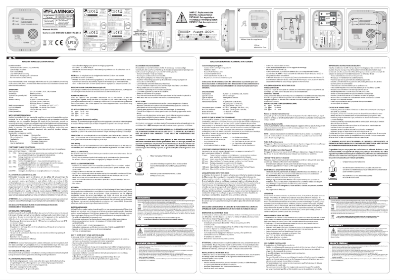 Página 1 del manual Manual de usuario Flamingo FA370