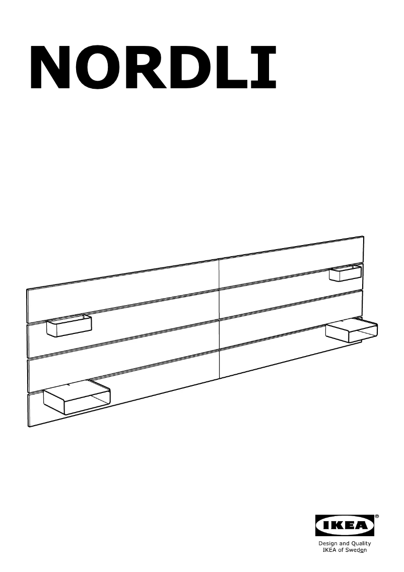 Página 1 del manual Manual de usuario Ikea NORDLI (180-193)